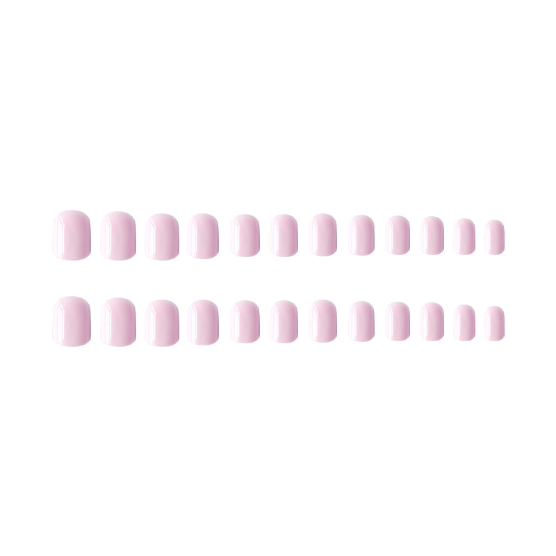 24-Piece Nail Art Kit with Pink Nail Polish, Stickers, Glue & File – Perfect for Parties & Daily Wear