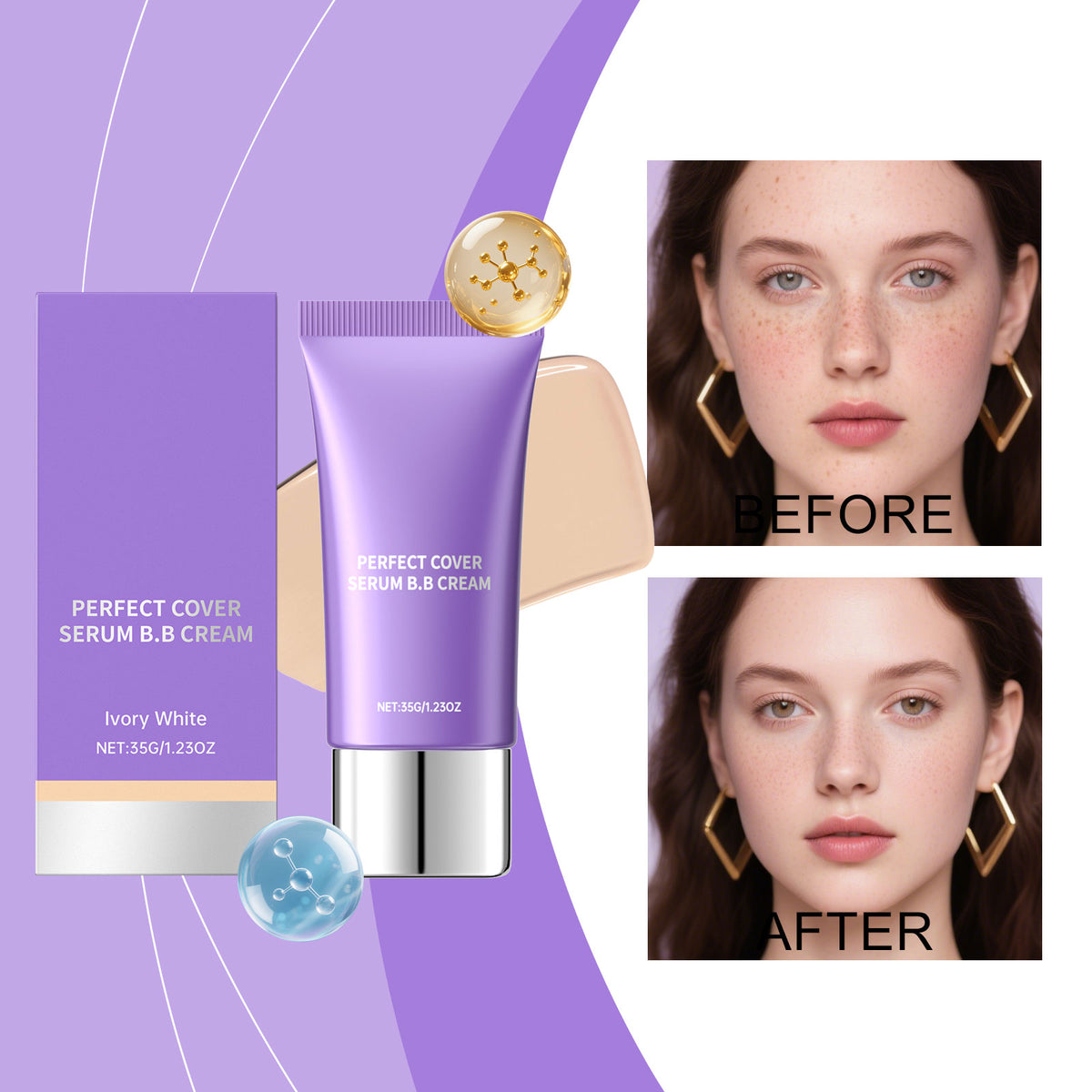 Moisturizing E Ssence BB Cream -ivory White- 35g 1 Box