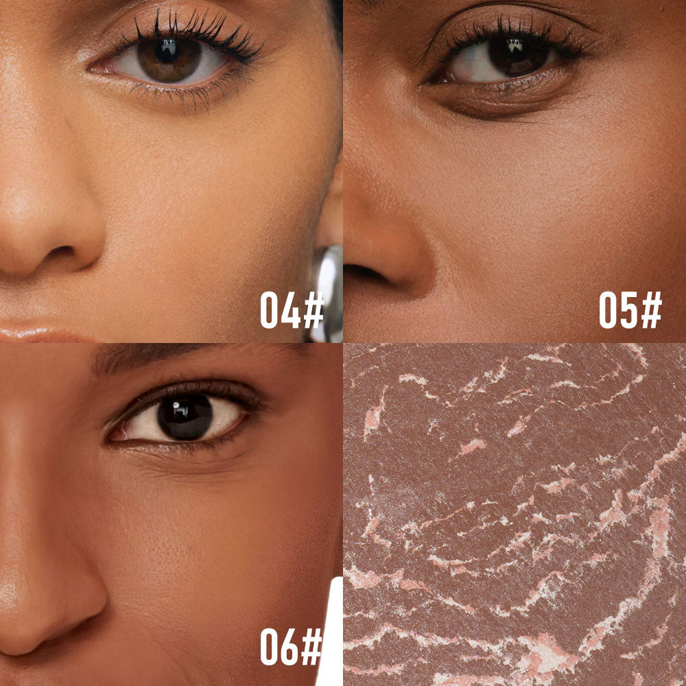 Matte Setting Powder Compact - Oil Control & Brightening Face Makeup