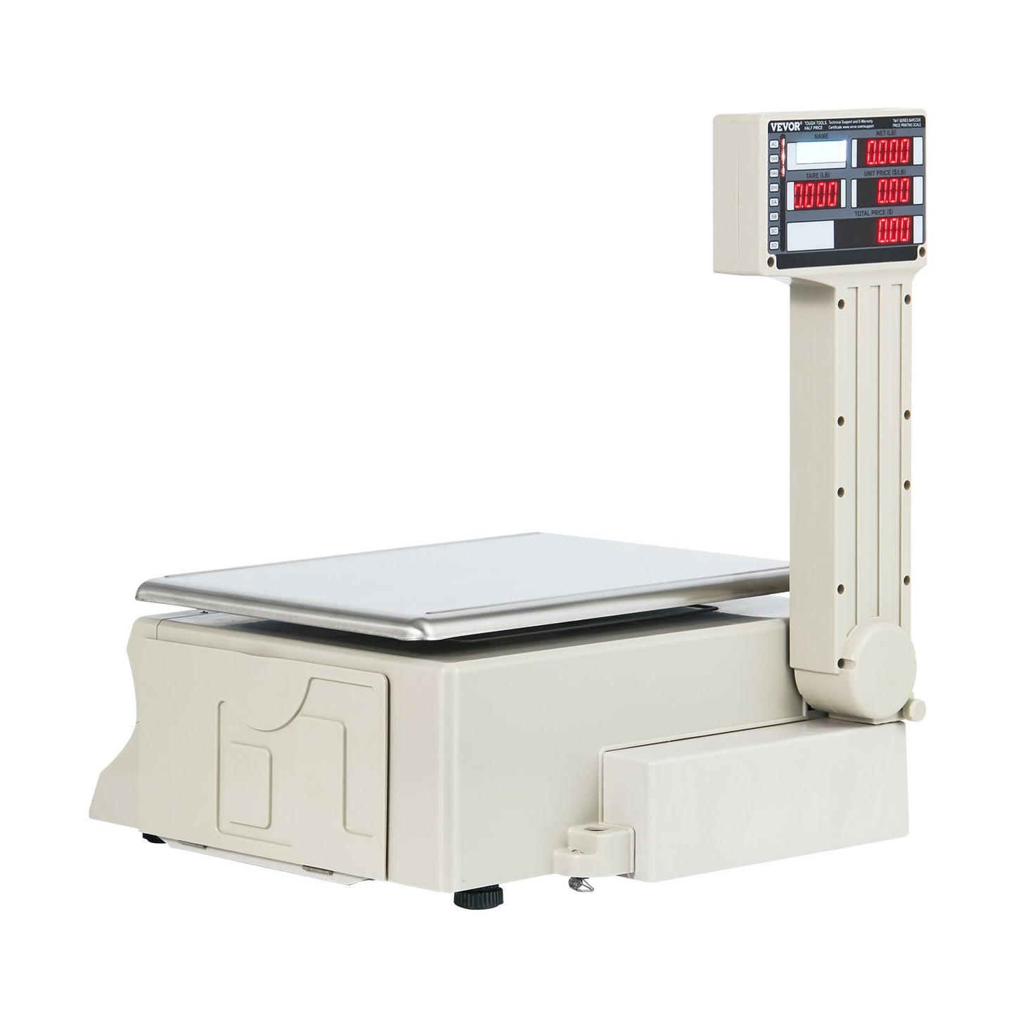Digital Price Computing Food Scale 66 LB with Printer - Kitchen & Retail Use