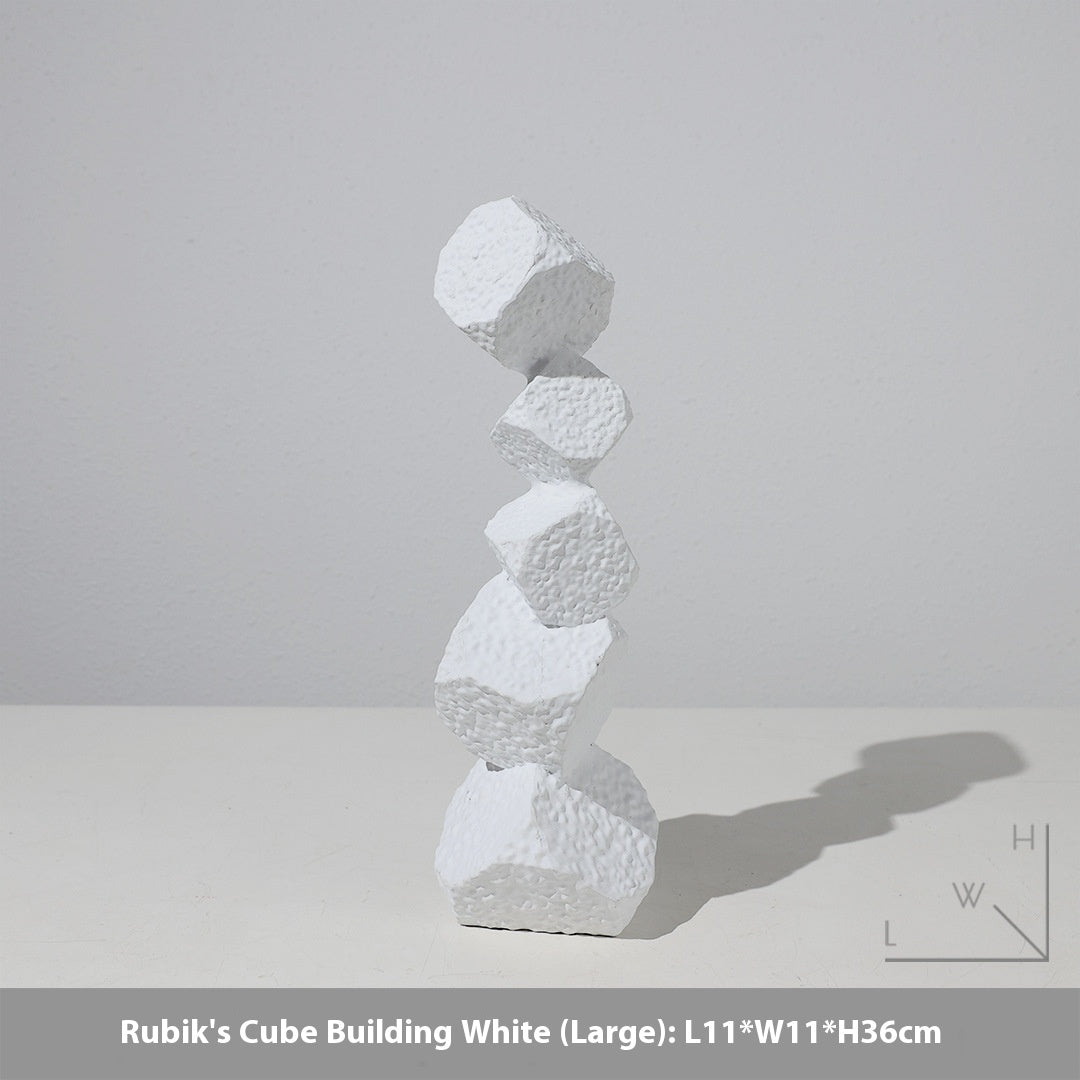 Abstract Resin Sculpture Decorations for Home & Garden - Multiple Styles