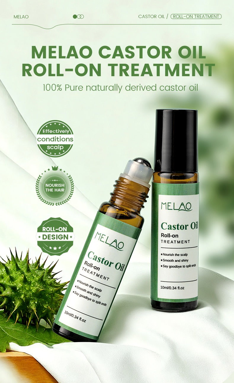 Castor Oil Roll-On Hair Growth Serum - 10ml