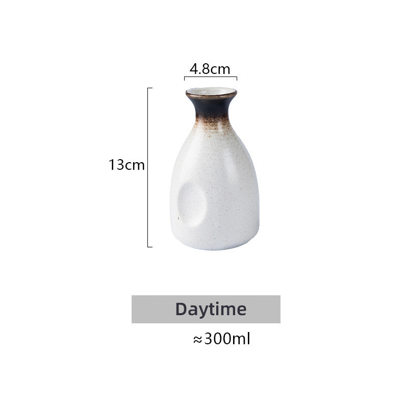Japanese Style Ceramic Wine Glass and Sake Jug Set - Creative Home Barware
