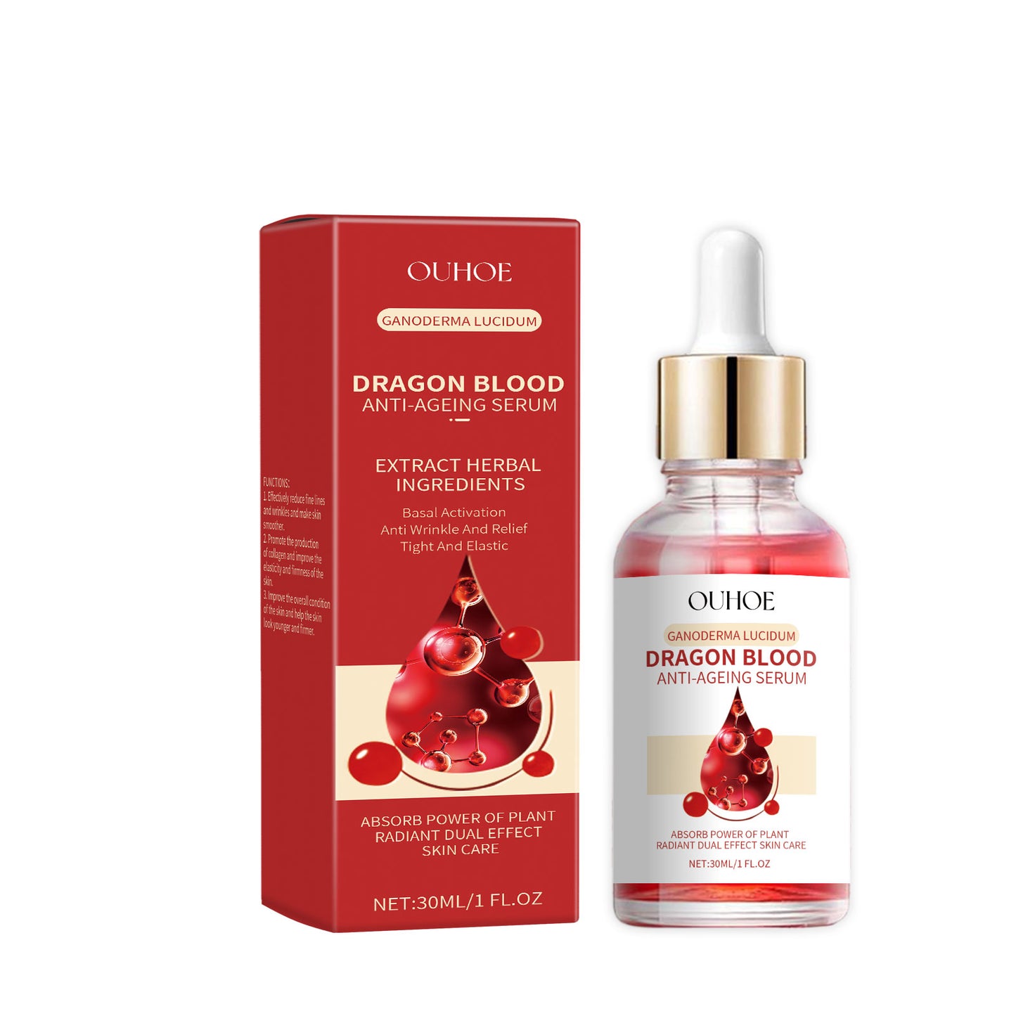 Dragon Blood Facial Essence - Hydrating & Anti-Aging Skin Serum (30ml)