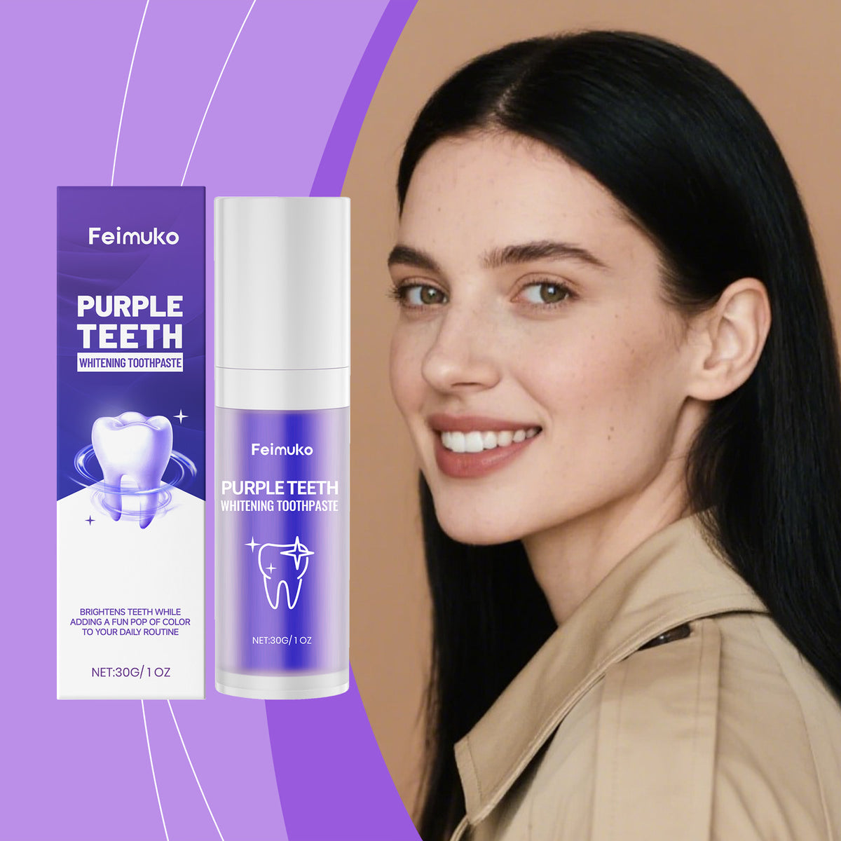 Purple Whitening Toothpaste 30g