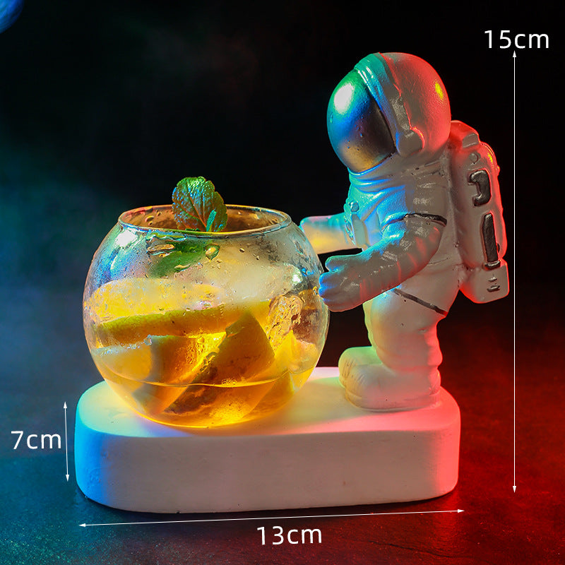 Creative Astronaut Cocktail Glass - Modern Wine Glass for Home Bar, 201-300ml