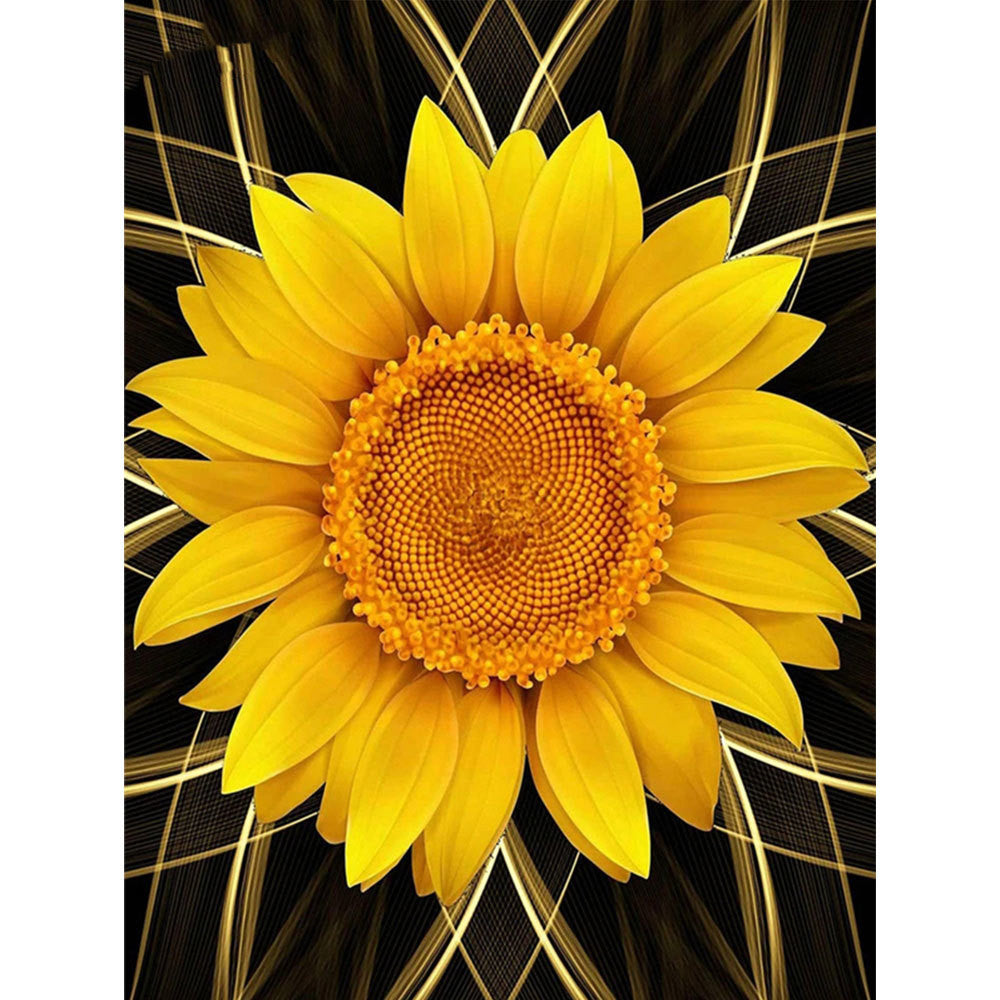 Sunflower Diamond Painting Kit Full Square Mosaic Cross Stitch Art Craft