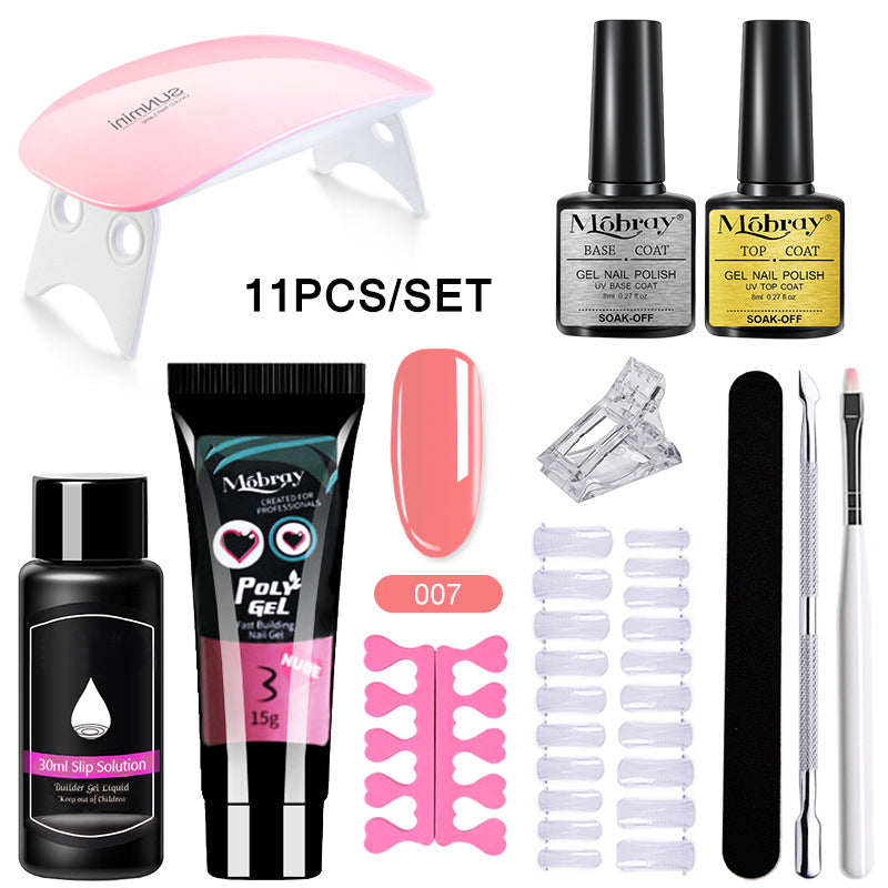 Crystal Extension Nail Glue Manicure Set - 15ML