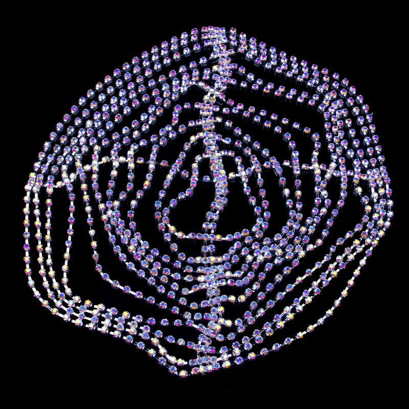 AB Crystal Diamond Hair Ring