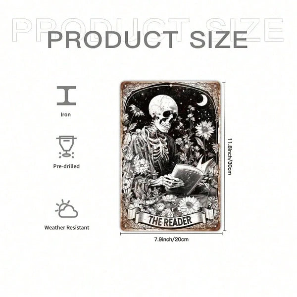 Metal Tin Sign Wall Decoration - 20 cm x 20 cm