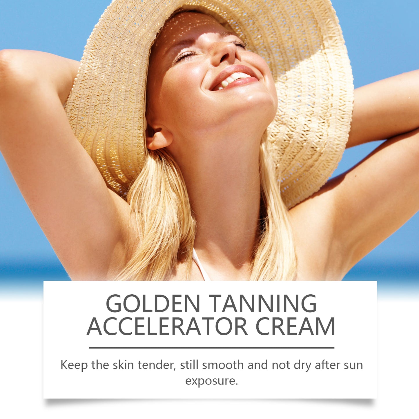Natural Tanning Accelerator Cream with Carrot and Olive Oil - 30g