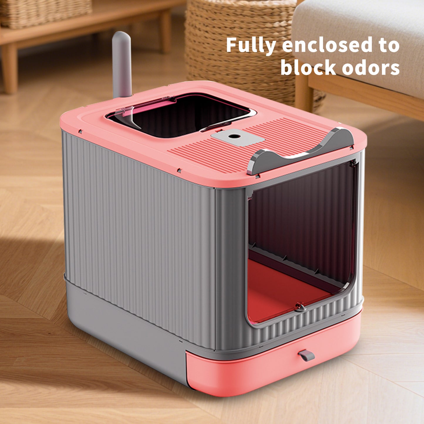 Self Pickup Cat Litter Box for Pet Furniture and Accessories
