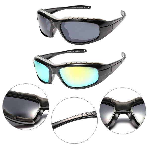 Motorcycle Riding Glasses - Wind Resistant Sport Sunglasses