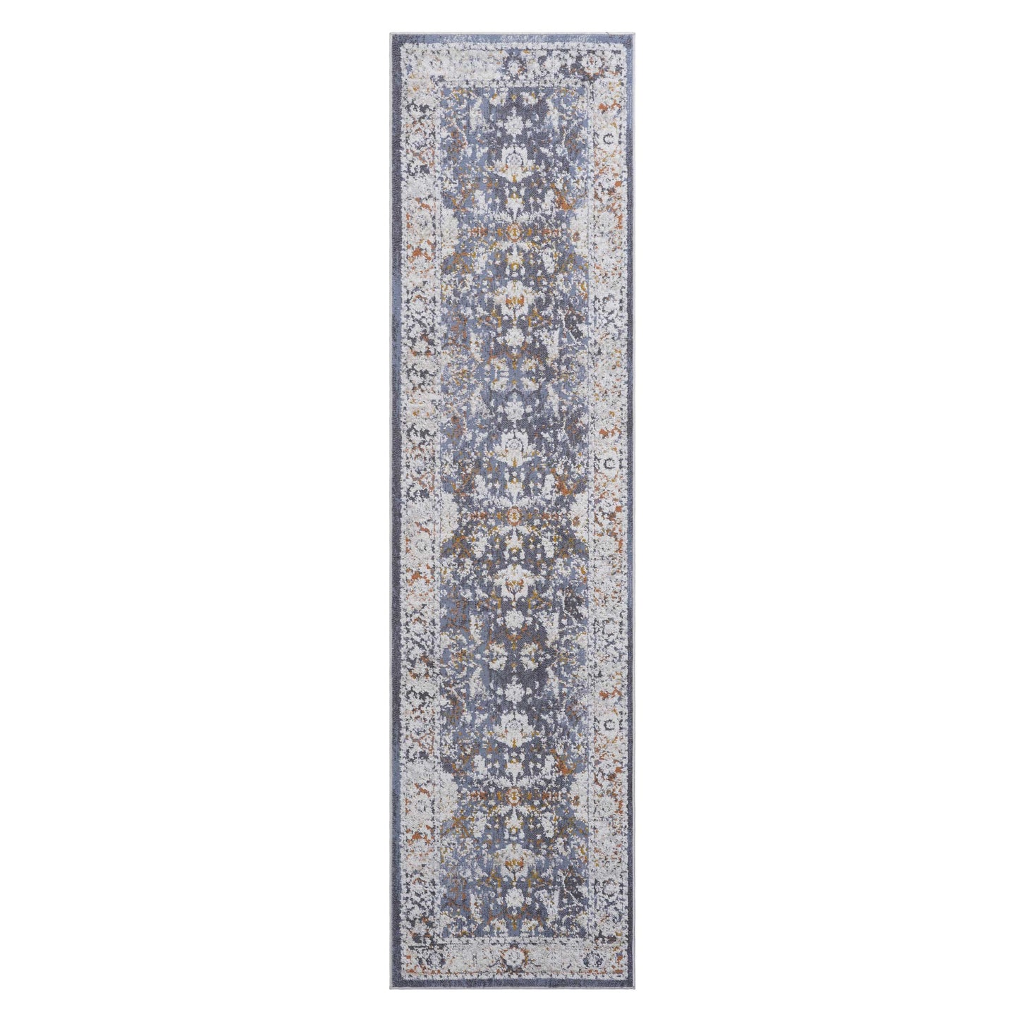 PAYAS 2X8 Blue Traditional Runner Rug