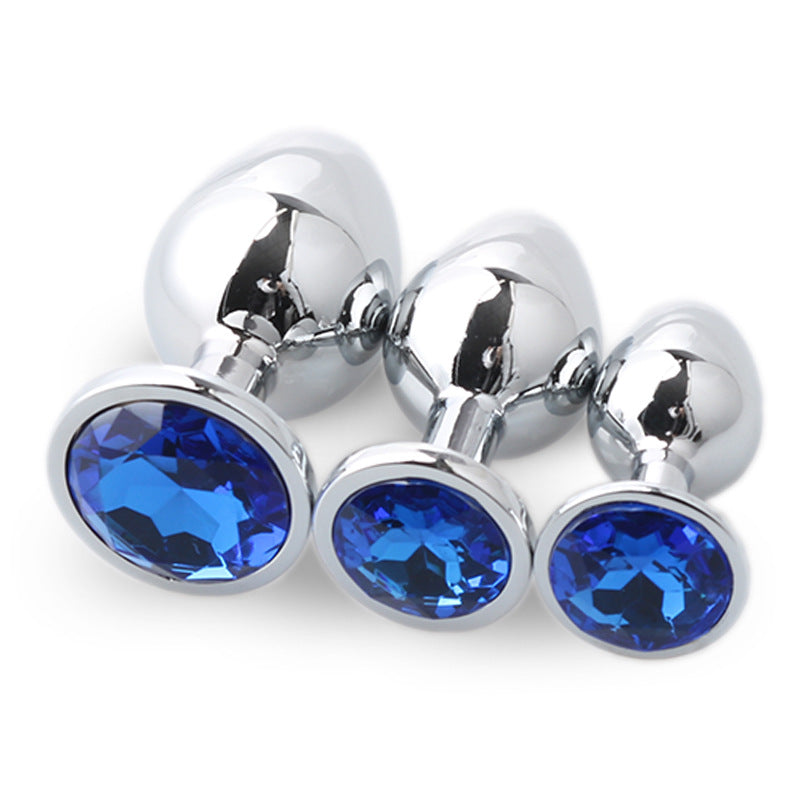 Metal Anal Plug Set - Adult Leisure Toys for Backdoor Stimulation