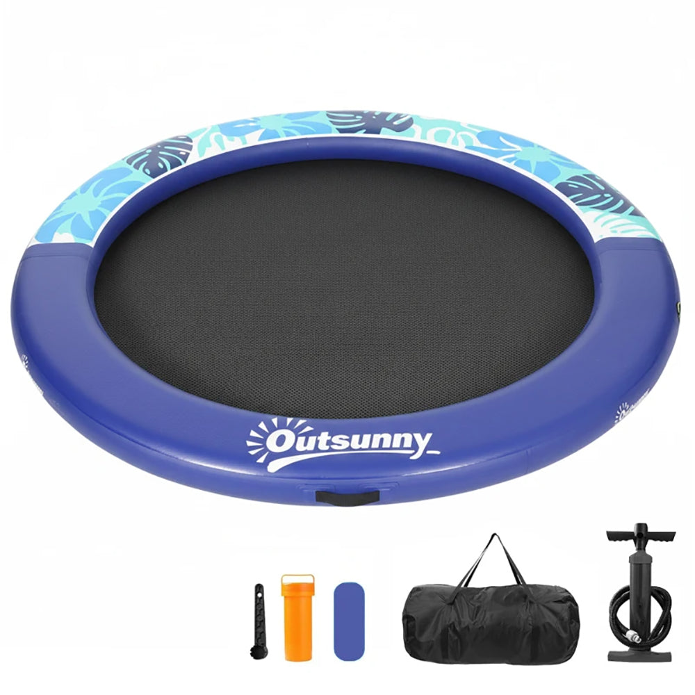 8FT Inflatable Water Hammock - Thick Plastic Floating Dock
