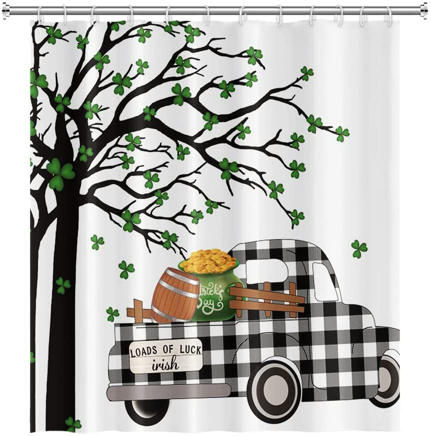 Waterproof Digital Printing Shower Curtain - Holiday Series Modern Bathroom Decor