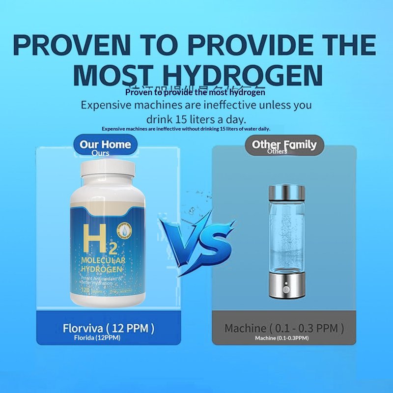 Hydrogen Water Mineral Tablets - 120 Pieces
