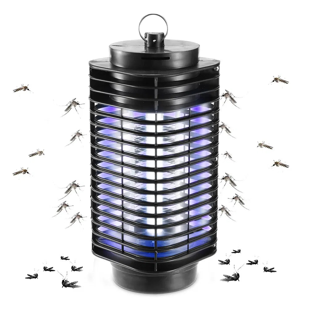 Electric Insect Zapper UV Light Mosquito Trap - Black