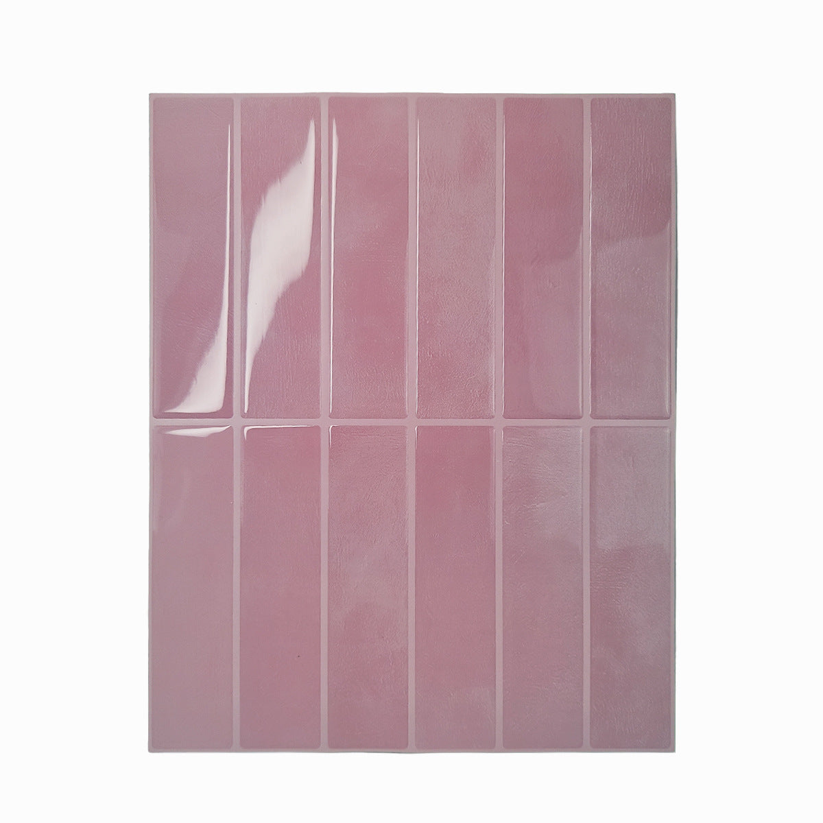 Waterproof 3D Self-Adhesive Wall Sticker for Kitchen Bathroom - High Temp Resistant