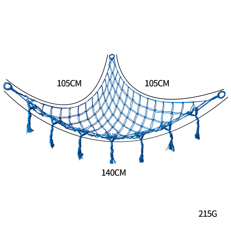 Large Stuffed Animal Storage Hammock - Kids Corner Hanging Toy Organizer Net