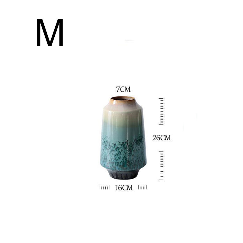 Chinese Style Ceramic Vase for Living Room Decor Multiple Sizes