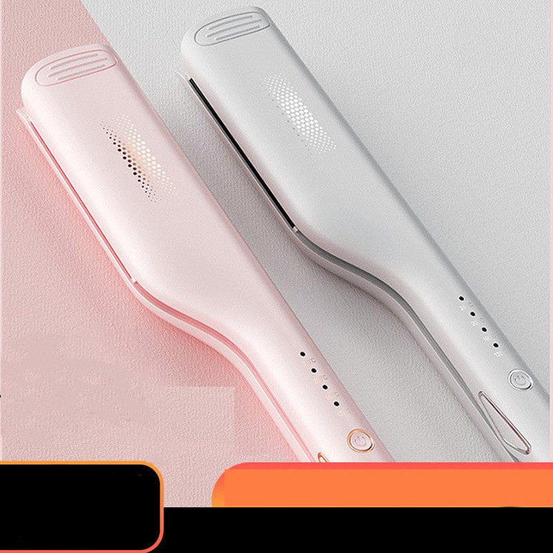 Negative Ion Hair Curling Iron with Tourmaline Ceramic Barrel - Pink/Green