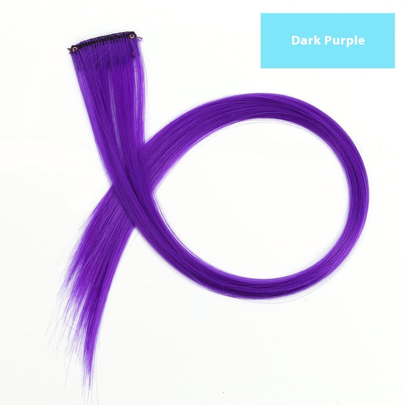 Colorful Hair Weave Extension Set - Multiple Shades, Non-Mainstream Style