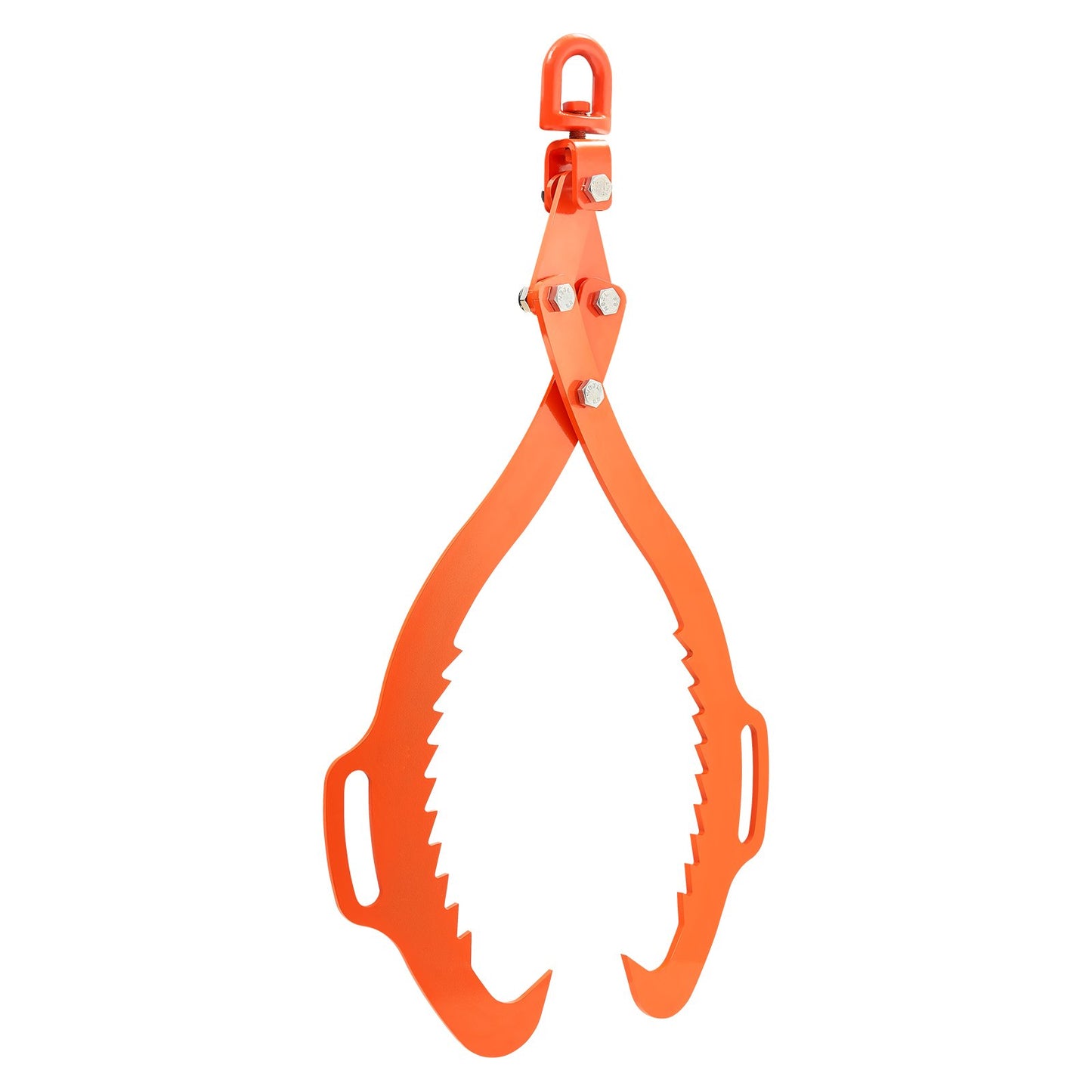 Heavy-Duty 32in Log Lifting Tongs with Swivel Claw, 1543 lbs Capacity