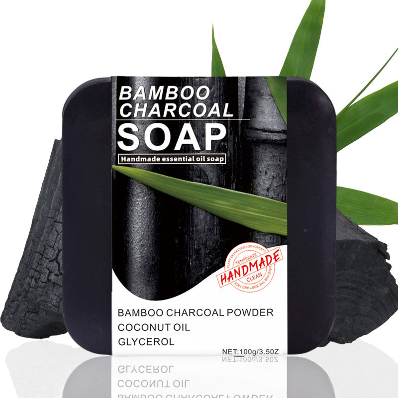 Bamboo Charcoal Essential Oil Soap for Body Care - 100g