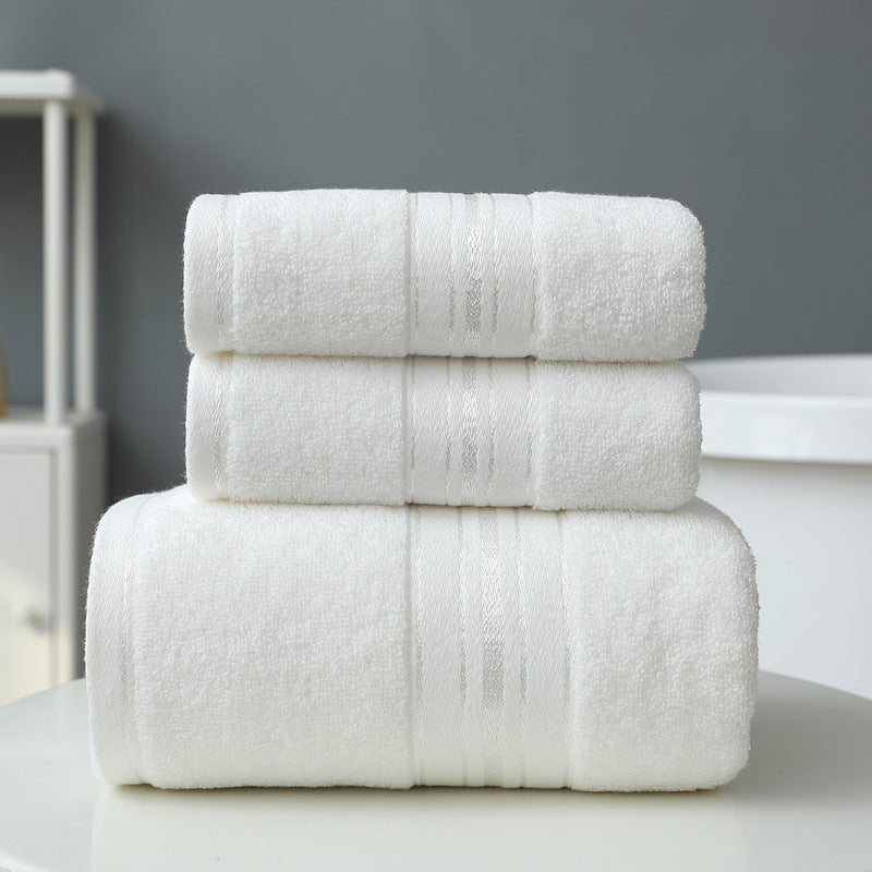 Cotton Satin Solid Color Bath Towel - Soft, Absorbent & Elegant