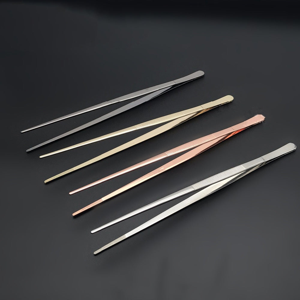Stainless Steel Cocktail Tweezers 30cm for Bar & Food Decoration