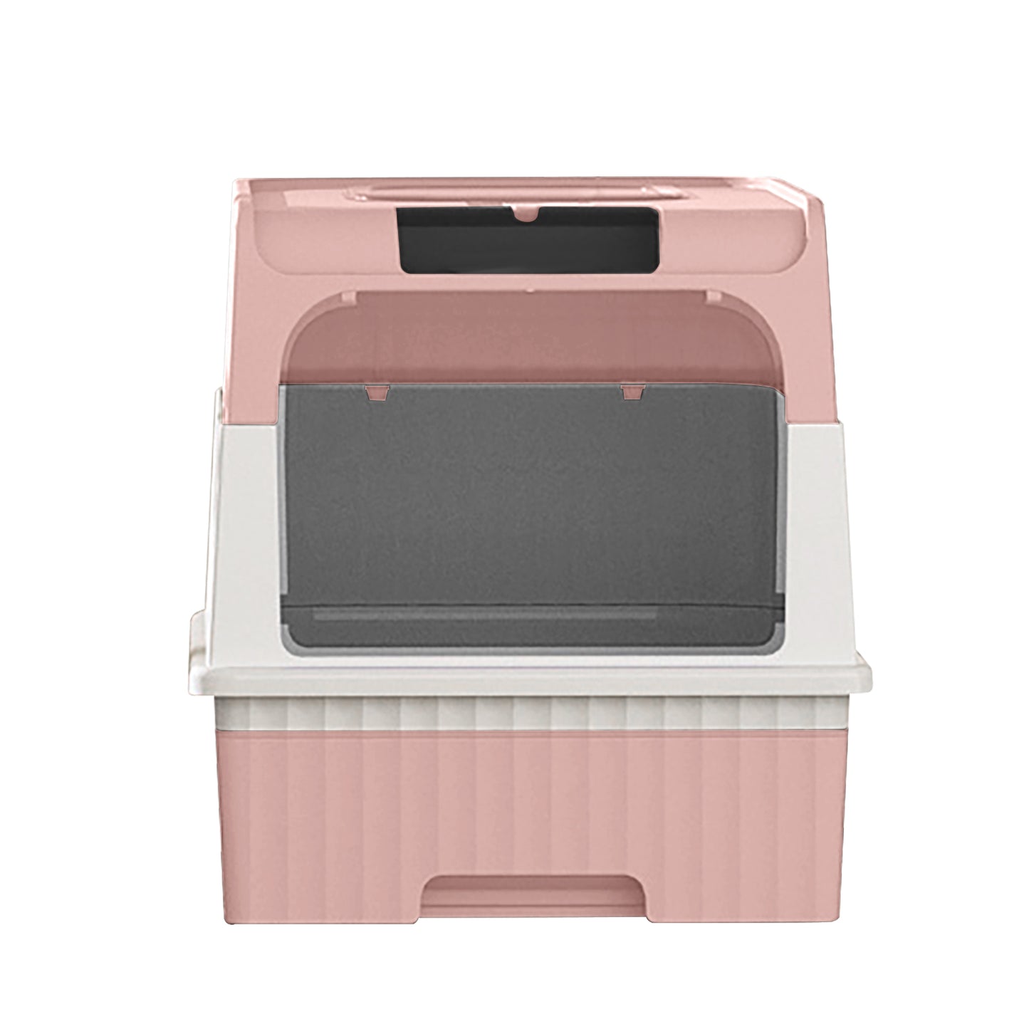 Self Pickup Cat Litter Box with Magic Cube Design - Multiple Colors Available