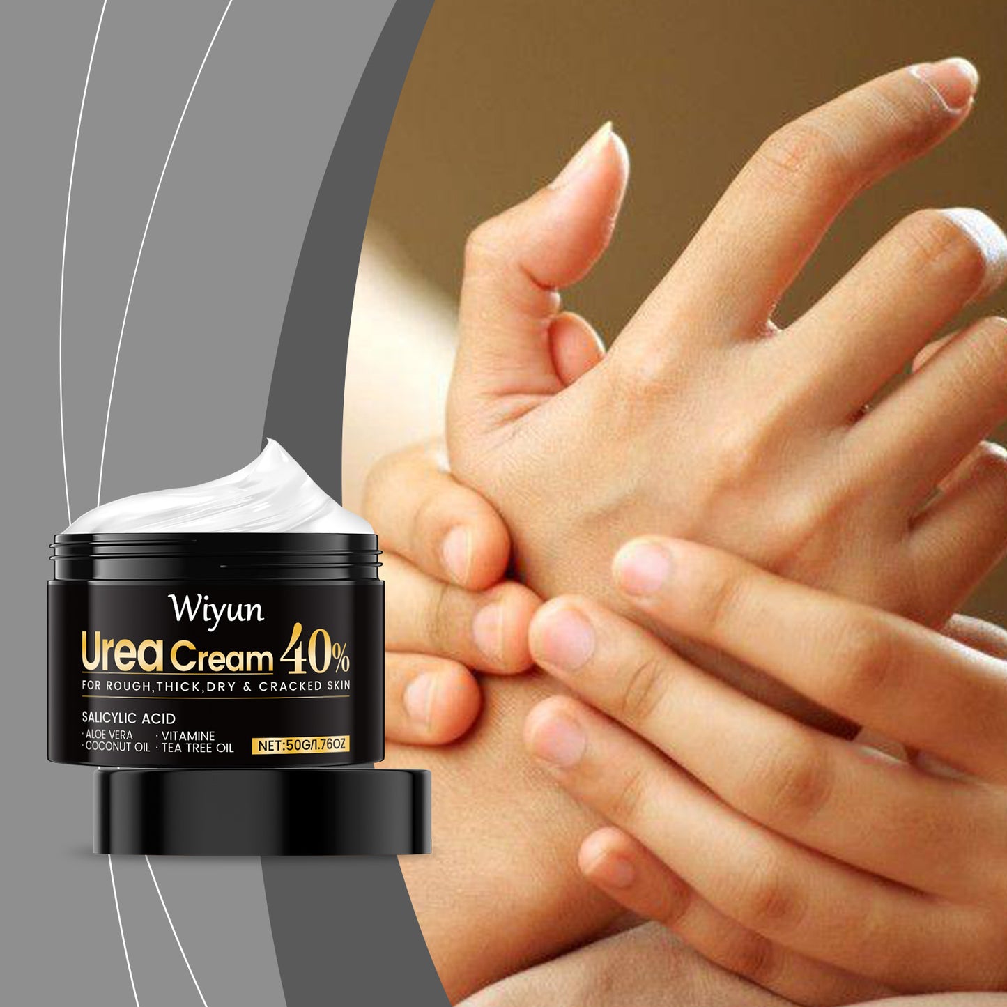 Hand and Foot Care Urea Cream - 50g Moisturizing Body Repair
