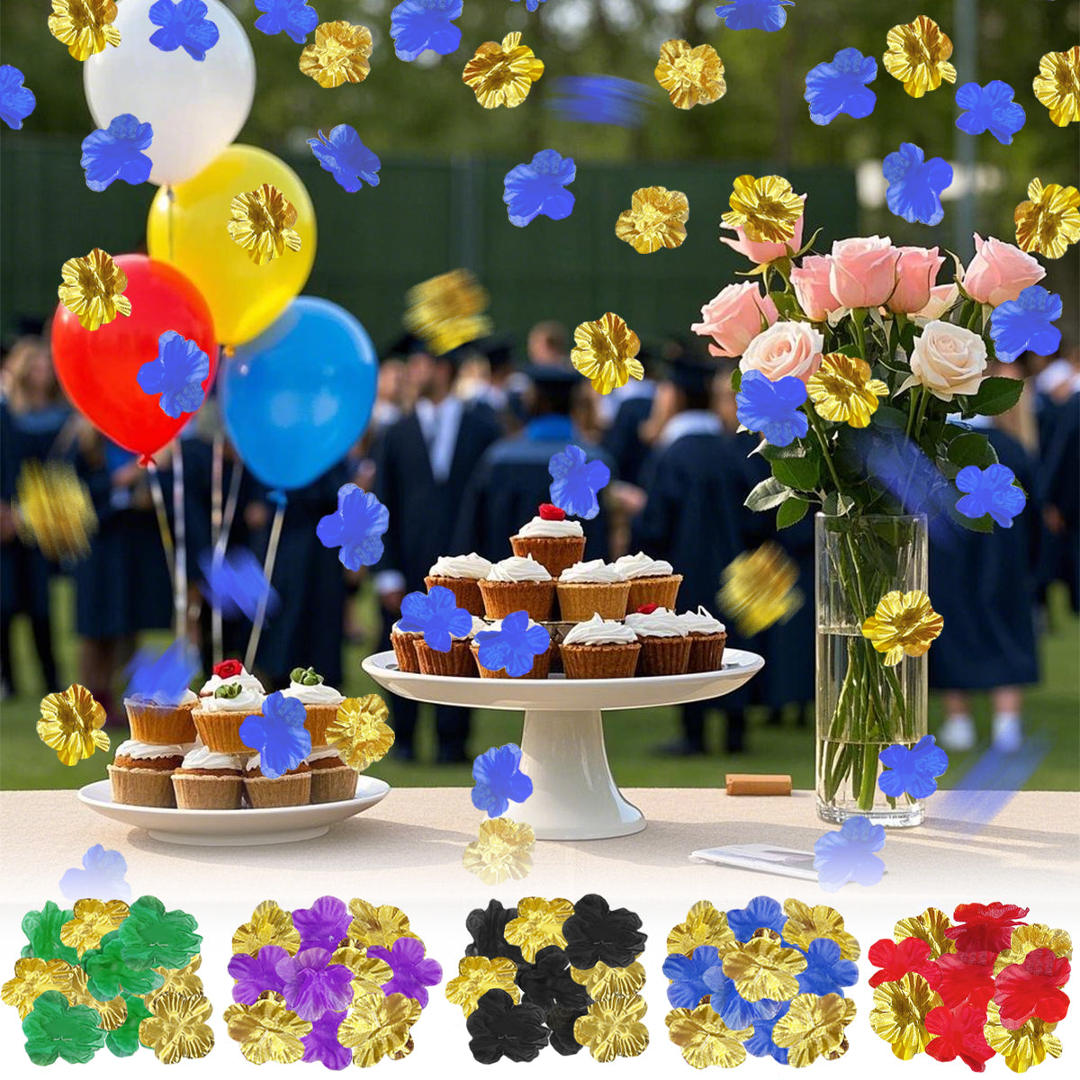 200 Pcs Artificial Silk Rose Petals for Weddings & Events