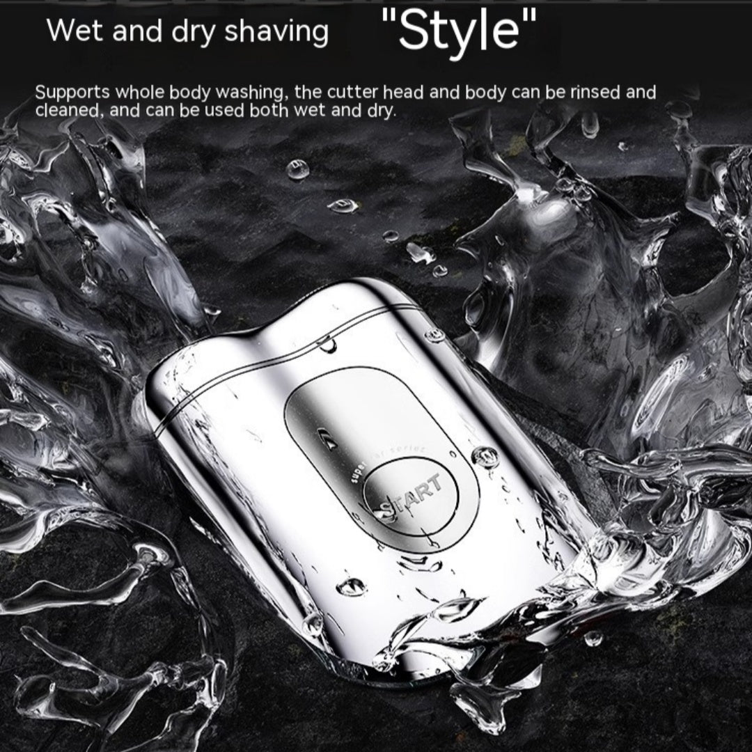 Electric Shaver for Men - Portable Rotary Razor