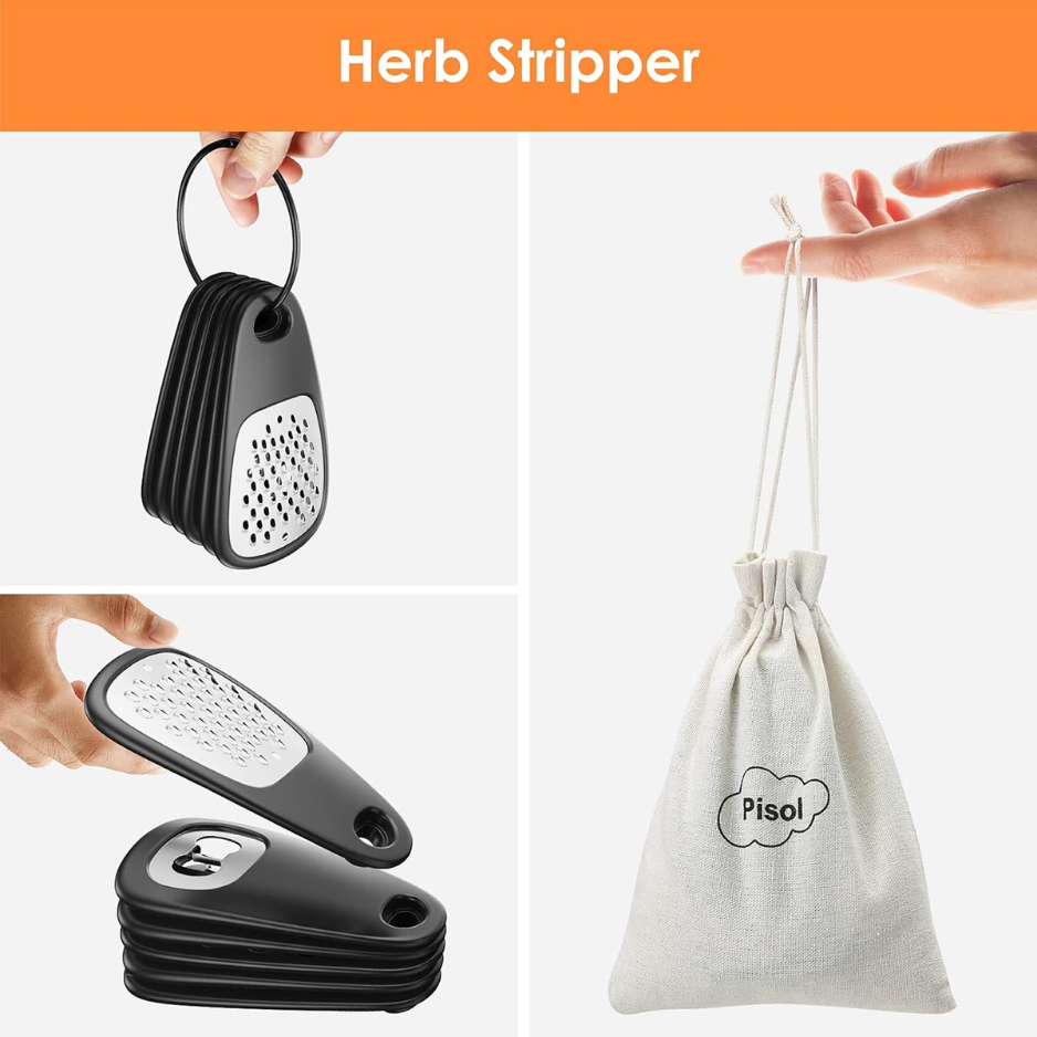 6-Piece Space-Saving Kitchen Gadget Set - Multi-Tool with Grater, Peeler, Cutter & More