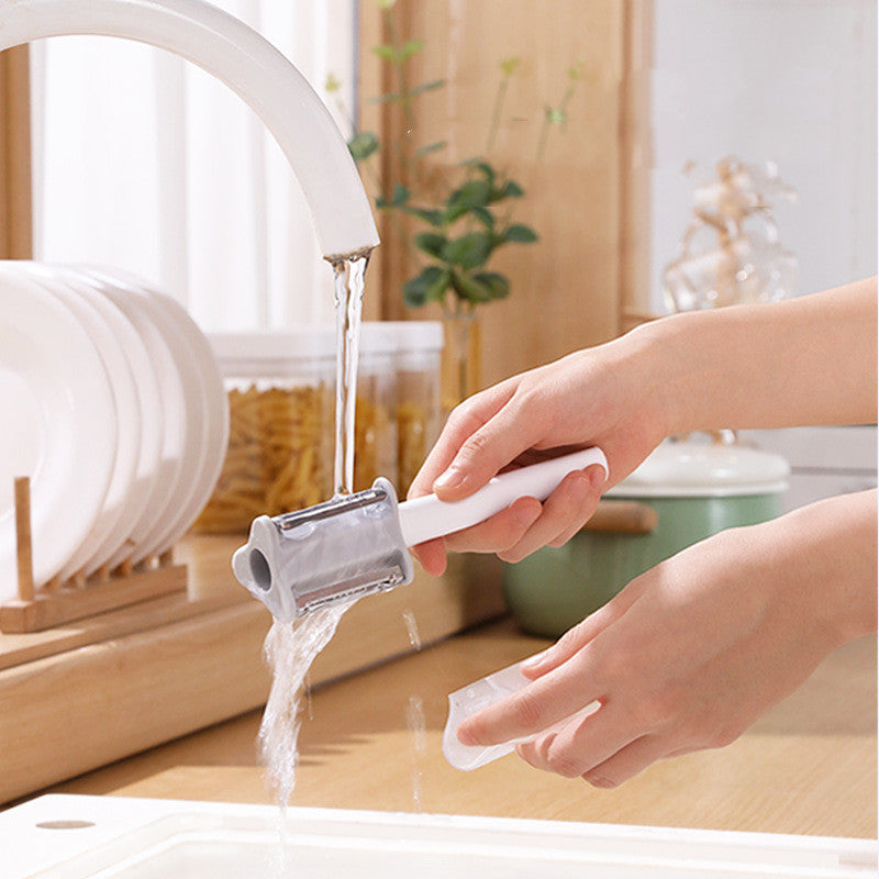 3-in-1 Stainless Steel Fruit & Vegetable Peeler for Shredding and Peeling