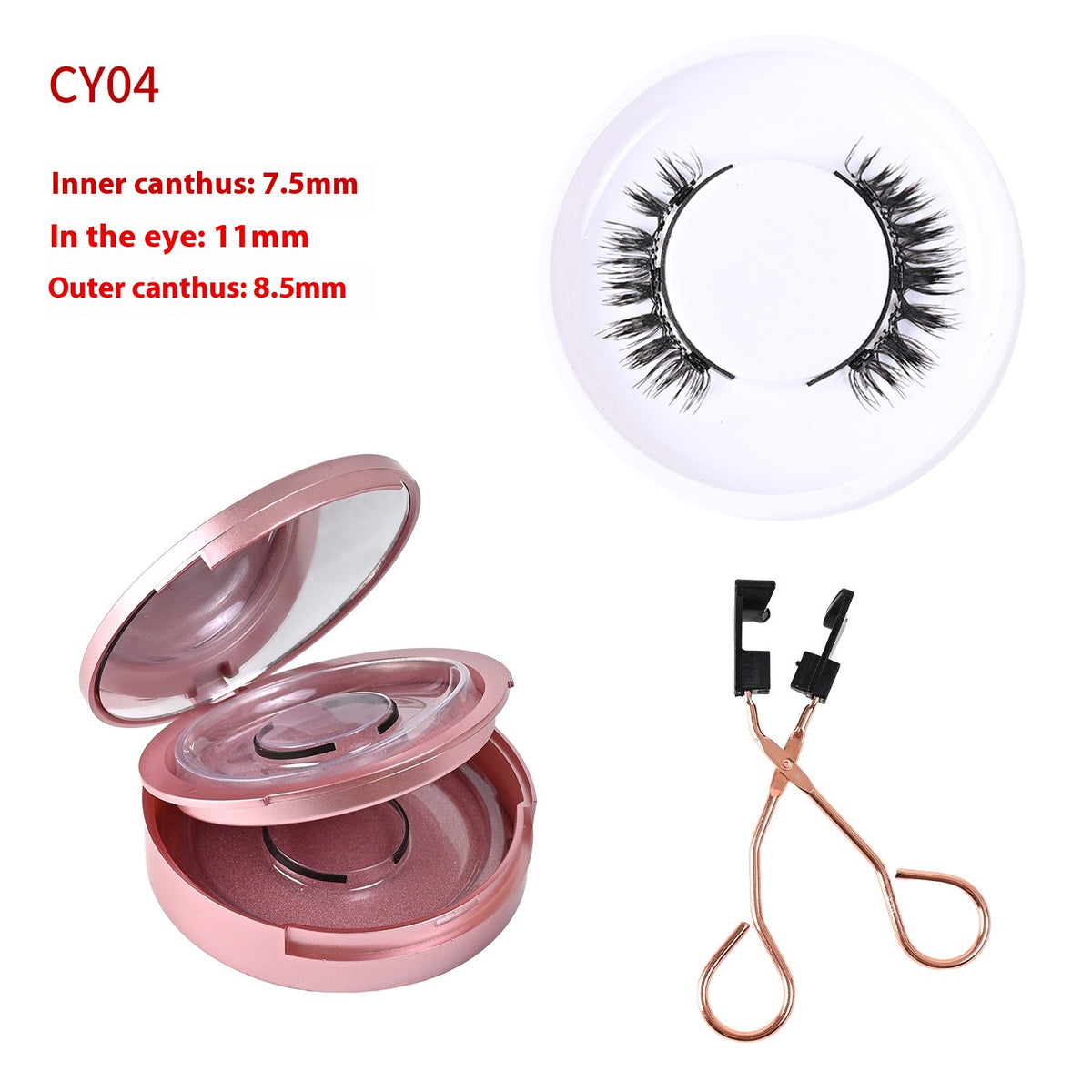 Magnetic Glue-Free False Eyelashes - Natural Look, Long-Lasting, Collection Use
