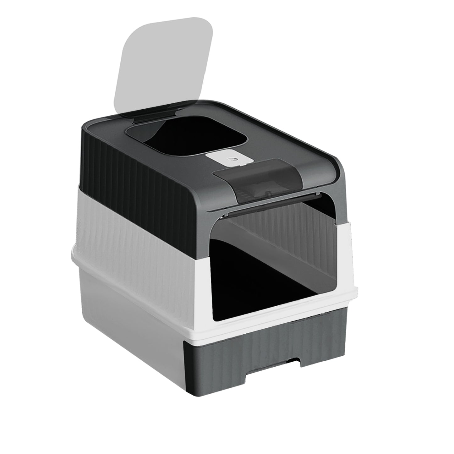 Self Pickup Cat Litter Box with Magic Cube Design - Multiple Colors Available