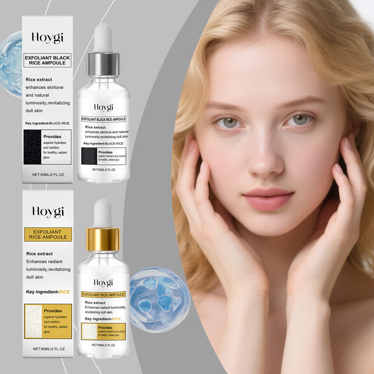 Gentle Facial Cleanser & Exfoliating Serum 60ml
