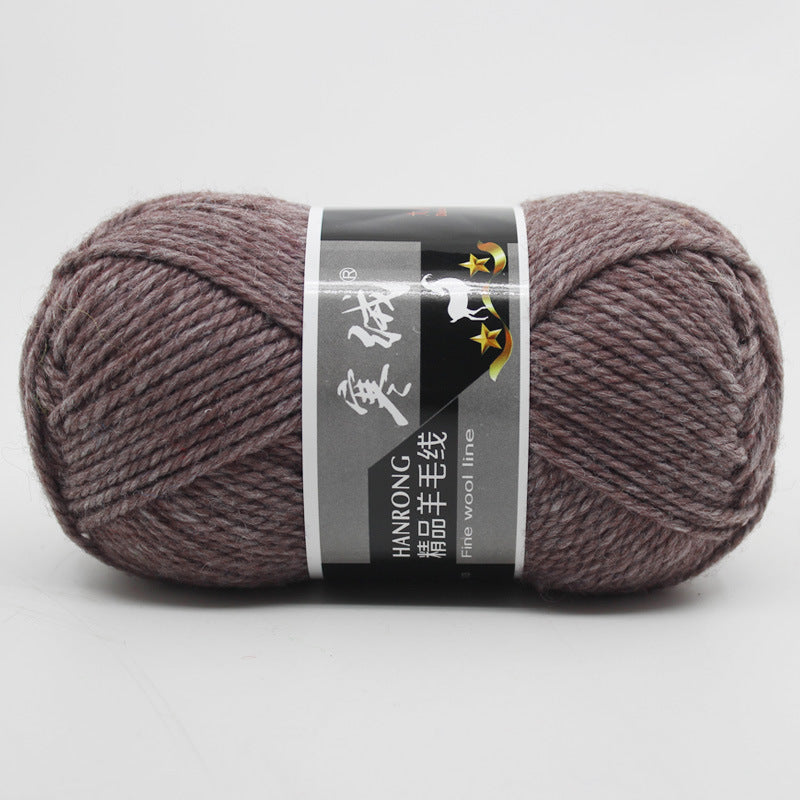 Thick Knitting Yarn Ball for Self-Woven Crafts - Cashmere Wool Material Kit
