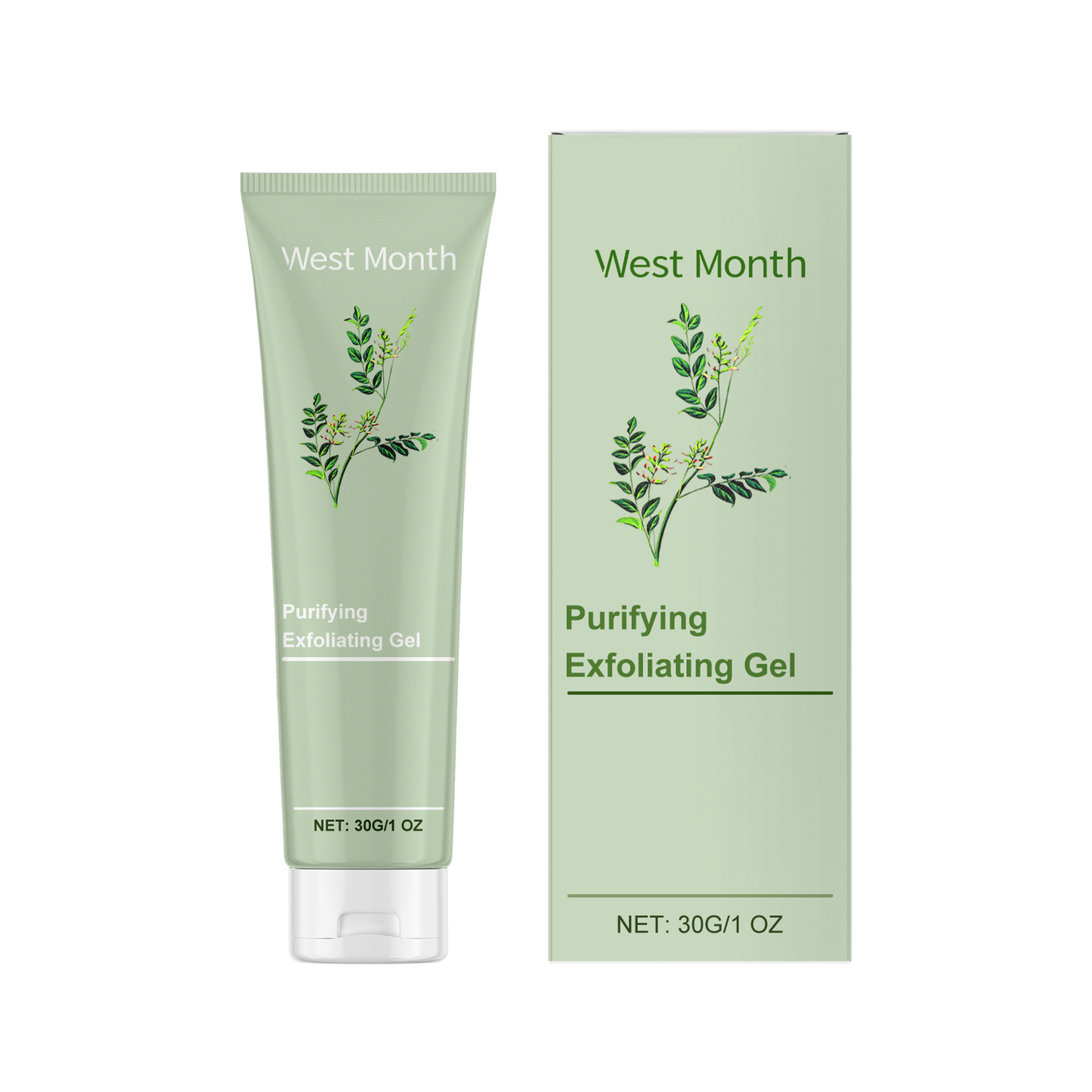 Purifying Exfoliating Gel for Face - Deep Pore Cleansing & Brightening