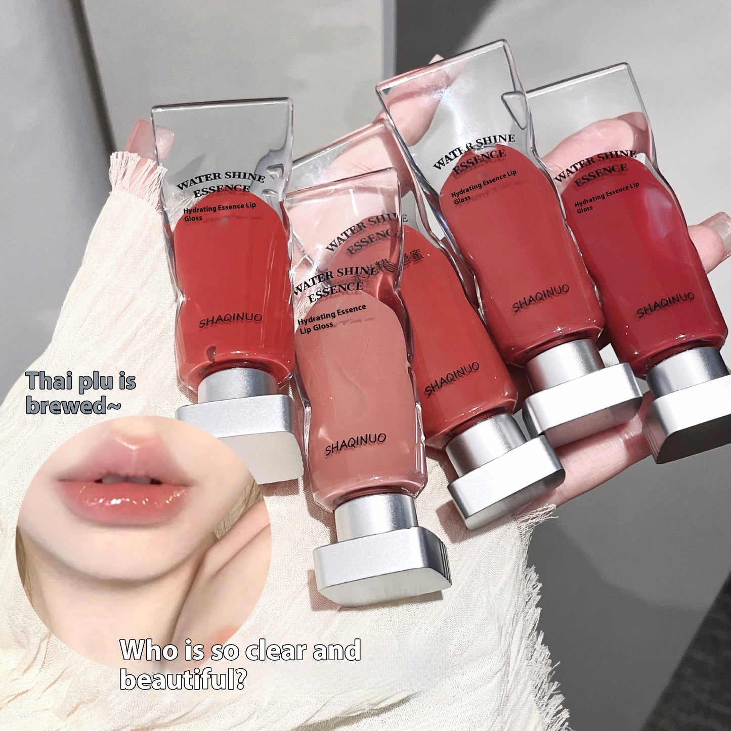 Hyaluronic Acid Lip Gloss for Moisturizing & Plumping - Multiple Colors