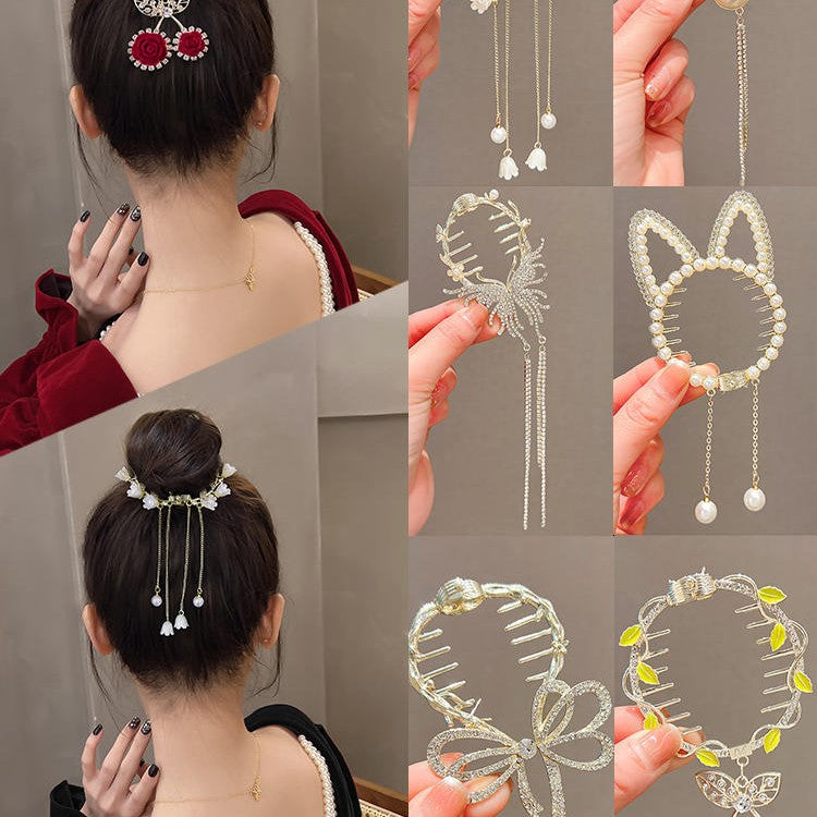 Tulip Tassel Hairpin Clip