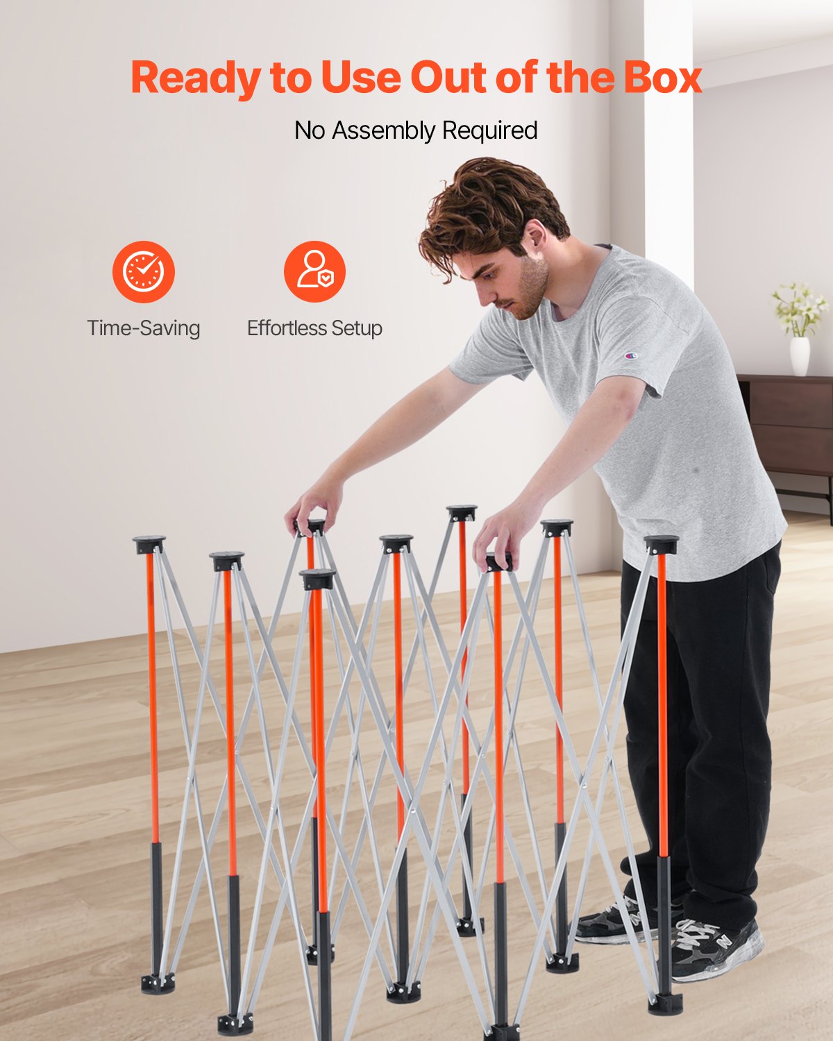 Portable Folding Workstand with 3500lbs Capacity - Collapsible Aluminum Support