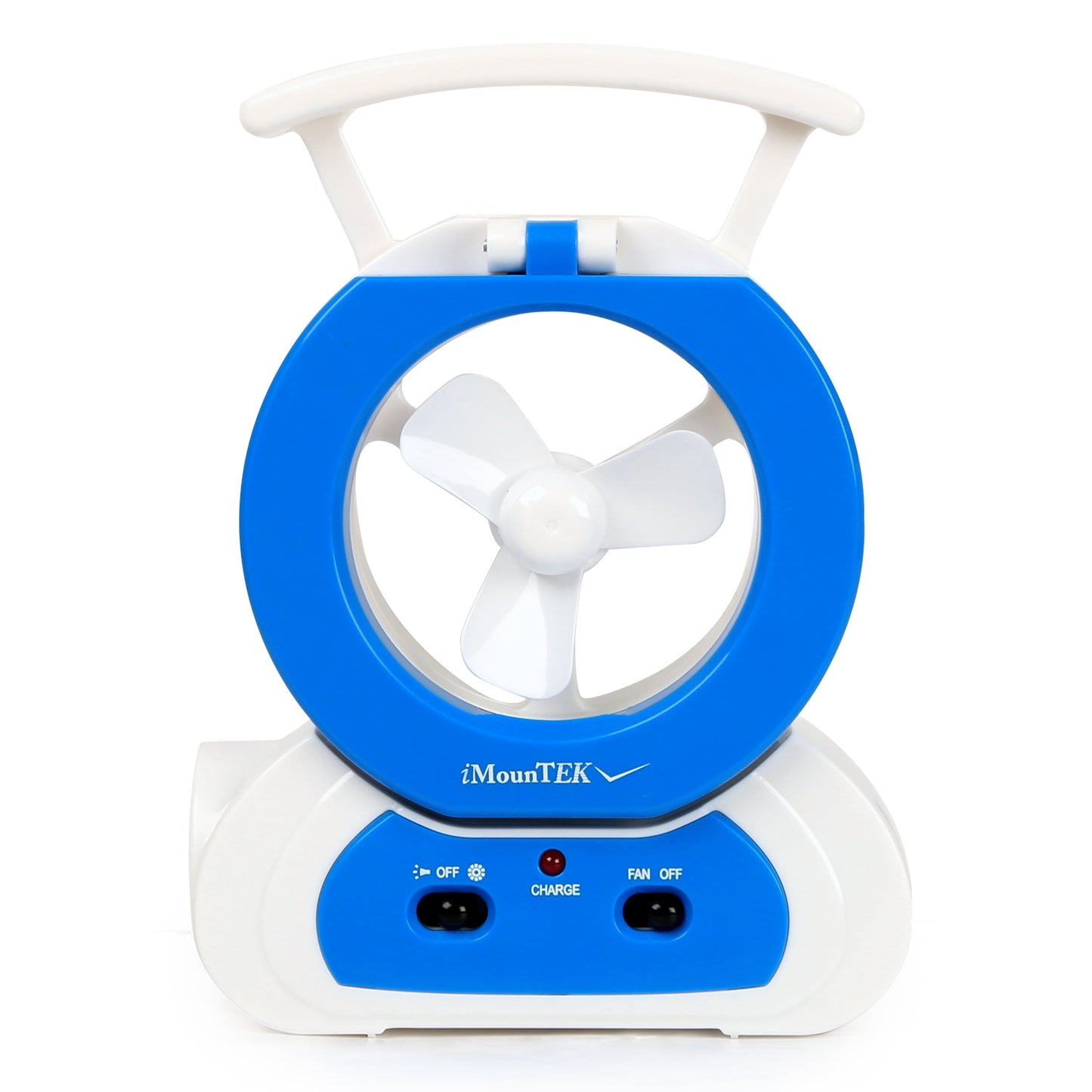 Multi-Functional Desk Fan with 180° Adjustable LED Lamp and Flashlight