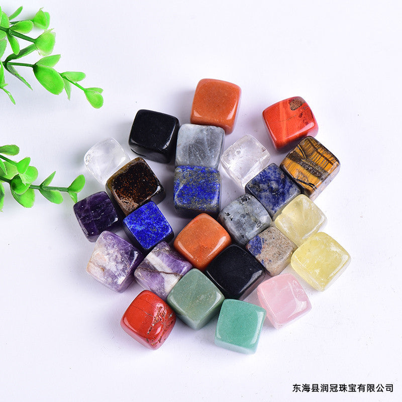Natural Crystal Aromatherapy Diffuser Stones - Decorative Cube