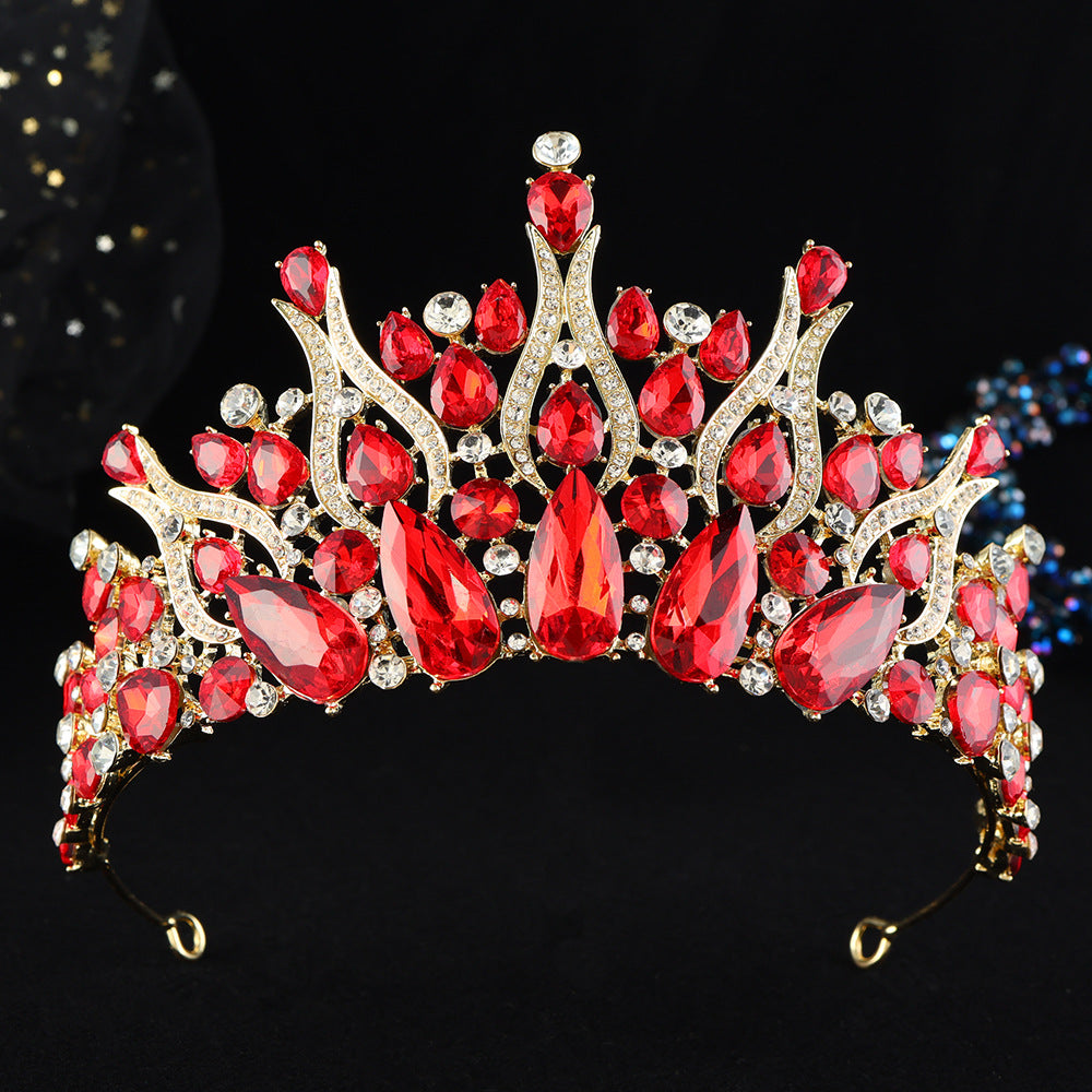 Baroque Alloy Crown Bridal Wedding Headpiece
