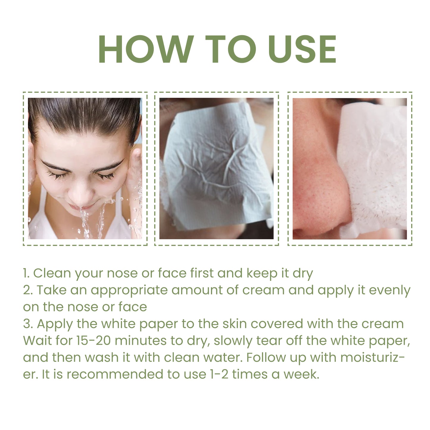 Blackhead Remover Nose Mask with Pore Refining Strips